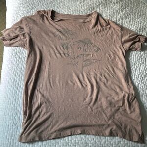 Mauve oversized t-shirt - American Eagle - size xs/s